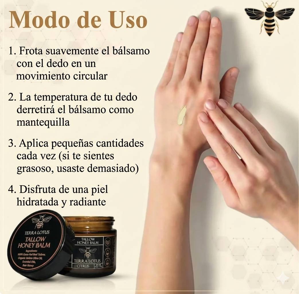 Terra tallow honey balm