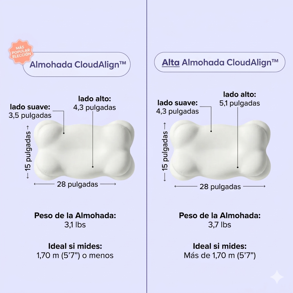 Almohada CloudAlign™