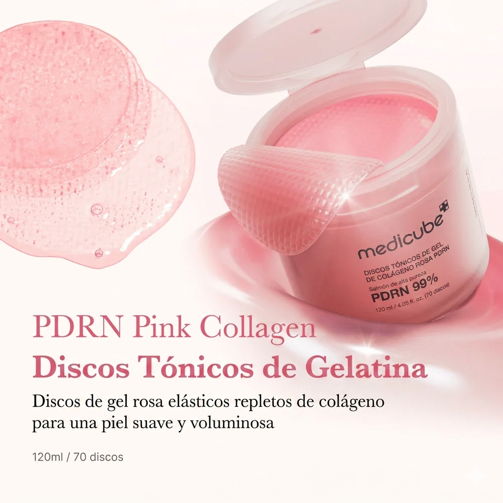 Pink collagen pad