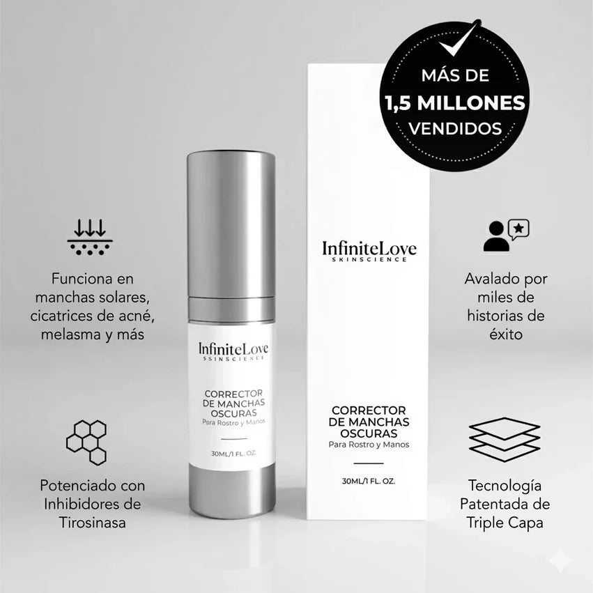 Suero Corrector de Manchas Oscuras de Infinite Love BCN